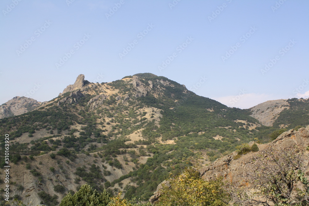 view of mountains