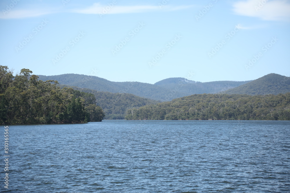 river in the mountains