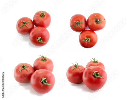Tomato isolated on white background