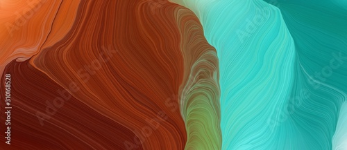 Canvastavla colorful horizontal banner