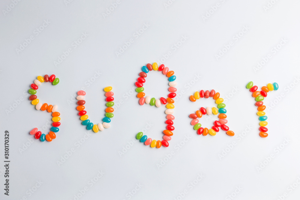 A close-up of colorful and delicious candy A close-up of colorful and delicious candy