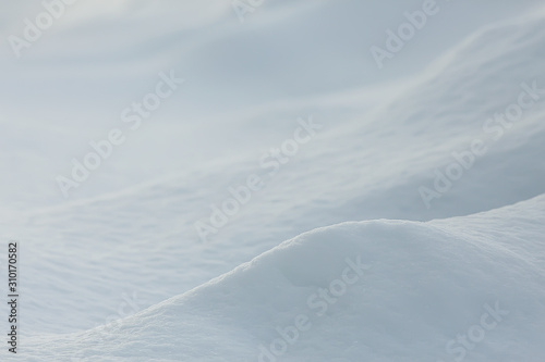 snow abstract background / texture of white snow, fresh background