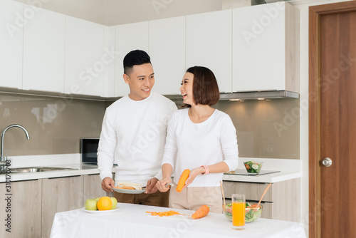 Couple cooking hobby lifestyle concept