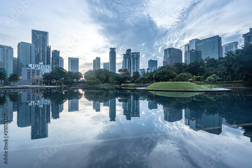 Photography view of city from kuala lumpur