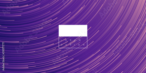 Abstract background design. Wavy lines in perspective. Technology, Big data, science, future style design. Eps10 vector.