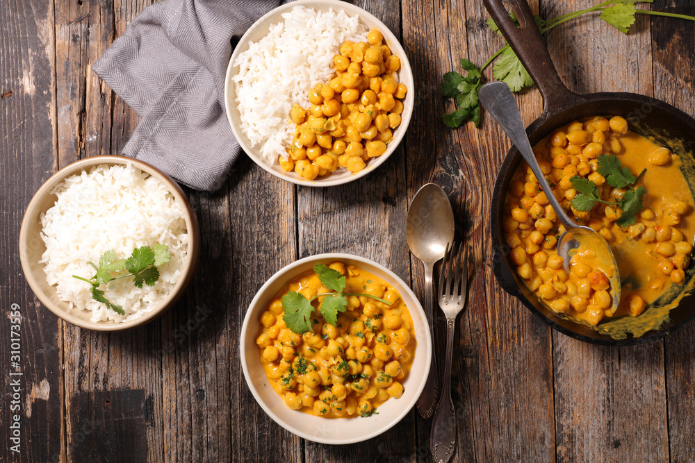chickpea with coconut cream and coriander chickpea with coconut cream and coriander