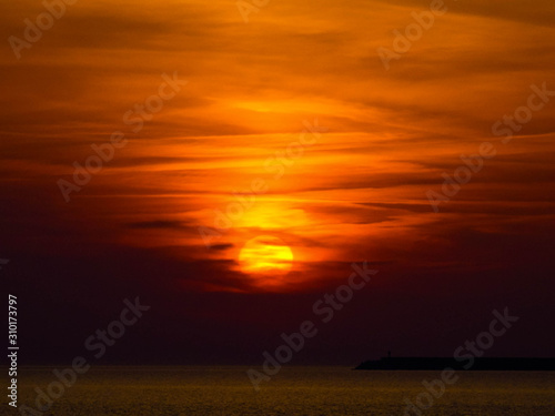 Sunset by the sea © Violetta Korolkova 