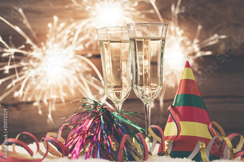 Photography new years eve background