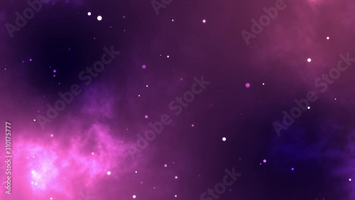 Wallpaper Mural Abstract space background with stars. Animation of dust particles floating in atmosphere. Animated navy blue background. Torontodigital.ca