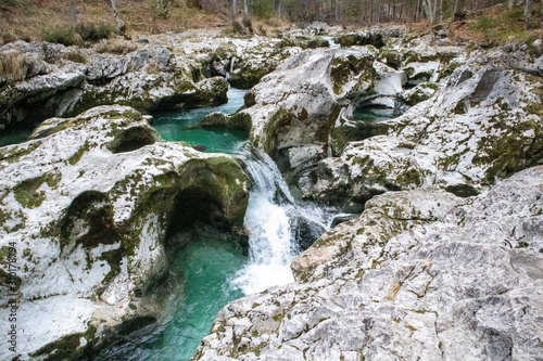 Mostnica Gorge in Triglav national park 