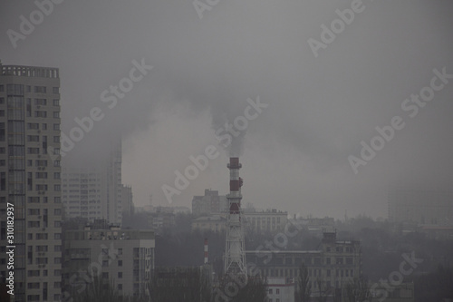 air pollution in the city © Евгений Зимин