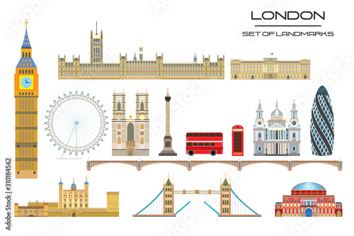 London skyline vector 1