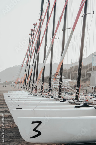 sailing boats in marina