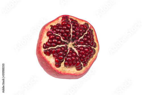 Wallpaper Mural Sweet pomegranate isolated on white background. Torontodigital.ca