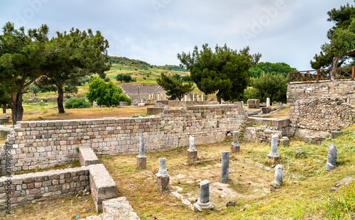 Ruins of Asclepieion of Pergamon in Turkey