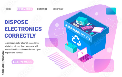 Ewaste Isometric Web Page