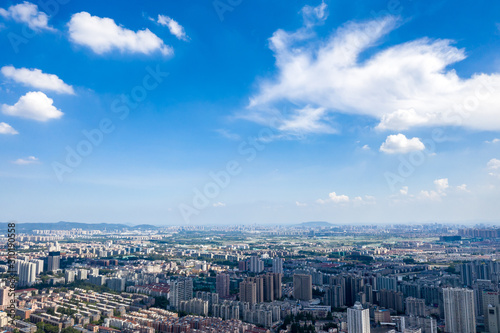 Nanjing City  Jiangsu Province  urban construction landscape