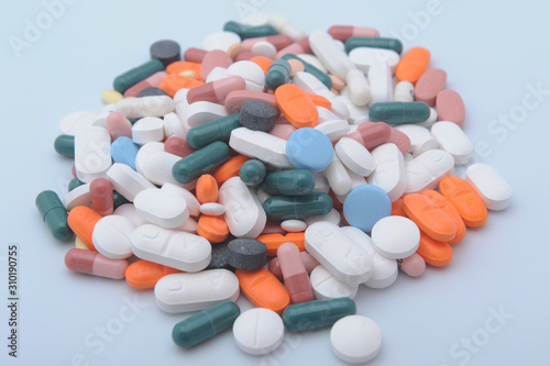 tablets in capsules - medicines, drugs