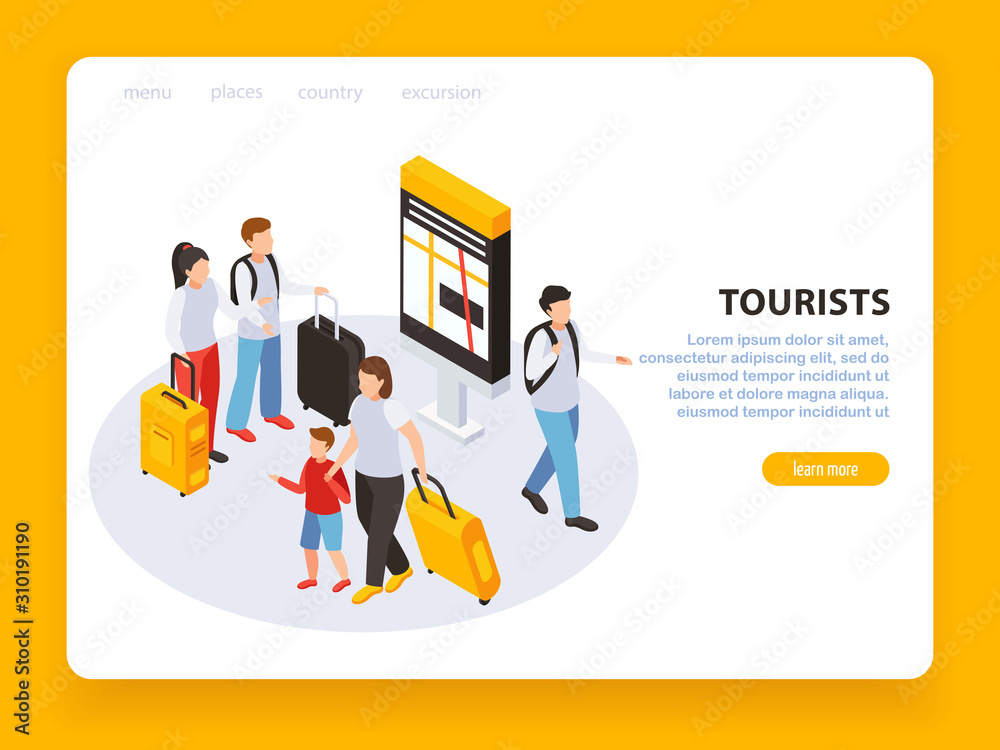 Traveling People Page Design