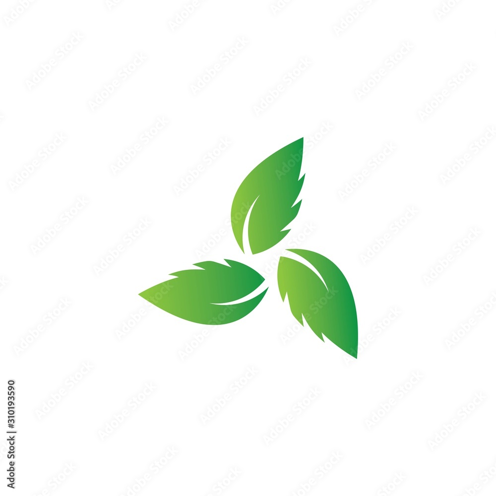 Logos of green leaf ecology nature element vector icon Logos of green leaf ecology nature element vector icon