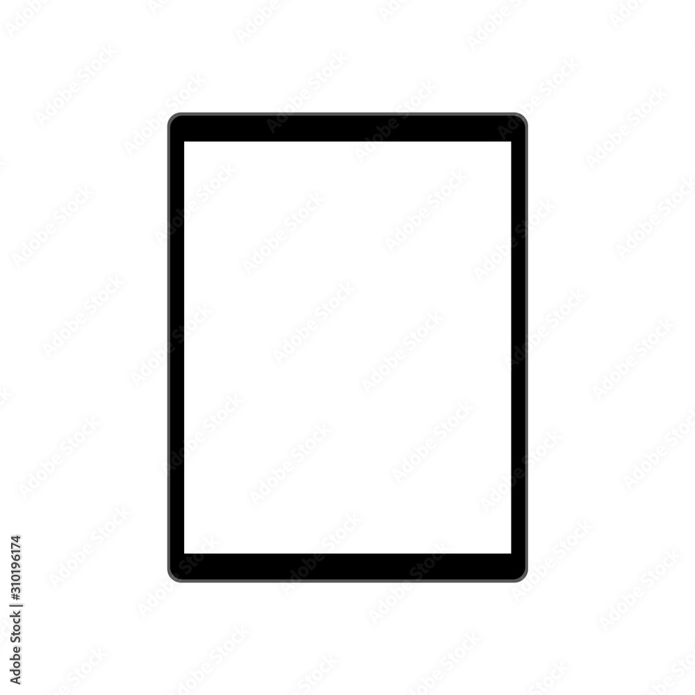 Mockup modern tablet. Vector technological device. Mockup modern tablet. Vector technological device.