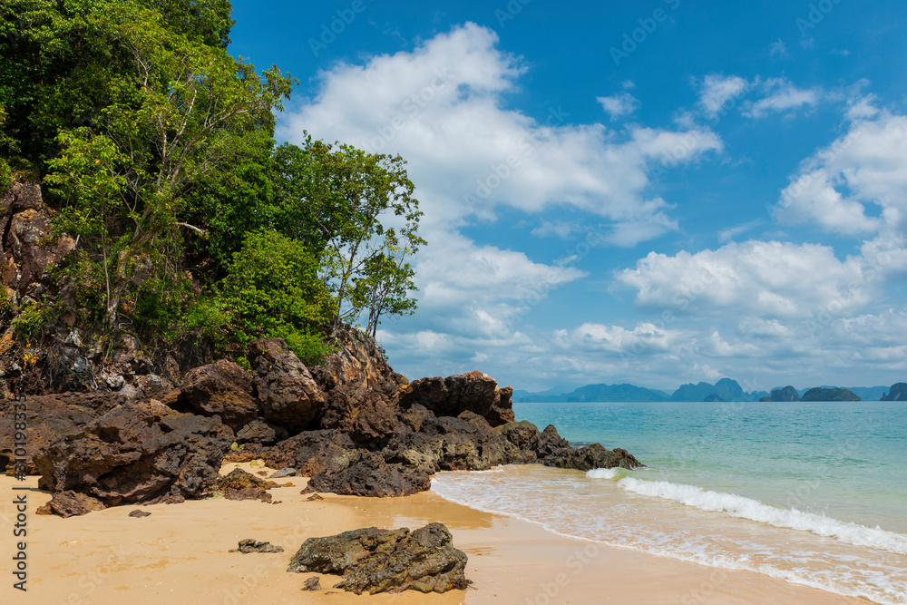 Strand auf Koh Yao Noi in der Phang Nga bay, Thailand Strand auf Koh Yao Noi in der Phang Nga bay, Thailand