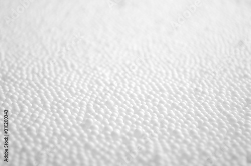 Abstract background of White foam ball texture