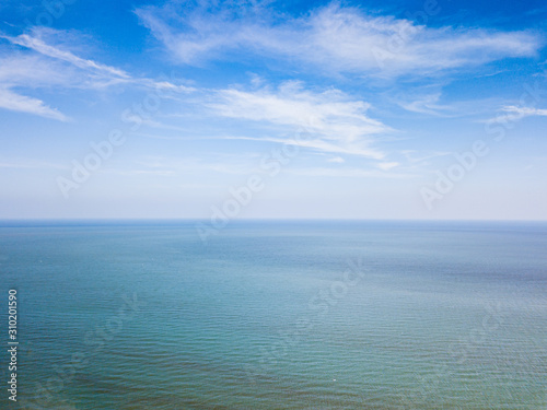 Sea and Blue Sky for Background