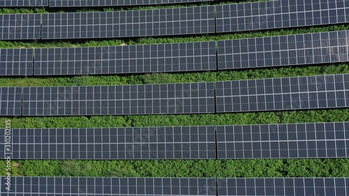 Solar Panel Farm  Drone 