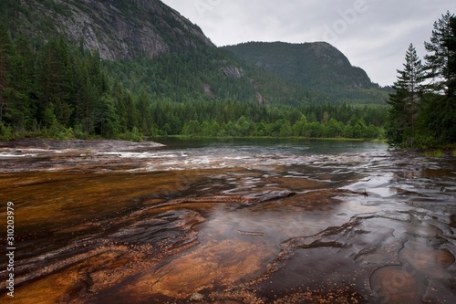 Giovdal river valley near Smelandgian Norway