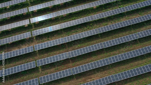 Solar Panel Farm (Drone) © ChrisBergeron