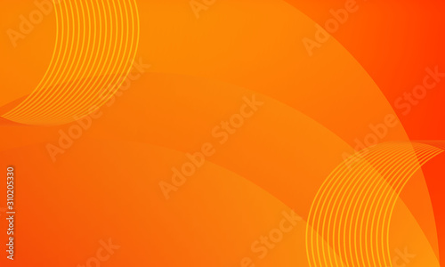 abstract orange background with wave shape  can be used for banner sale  wallpaper  for  brochure  landing page.