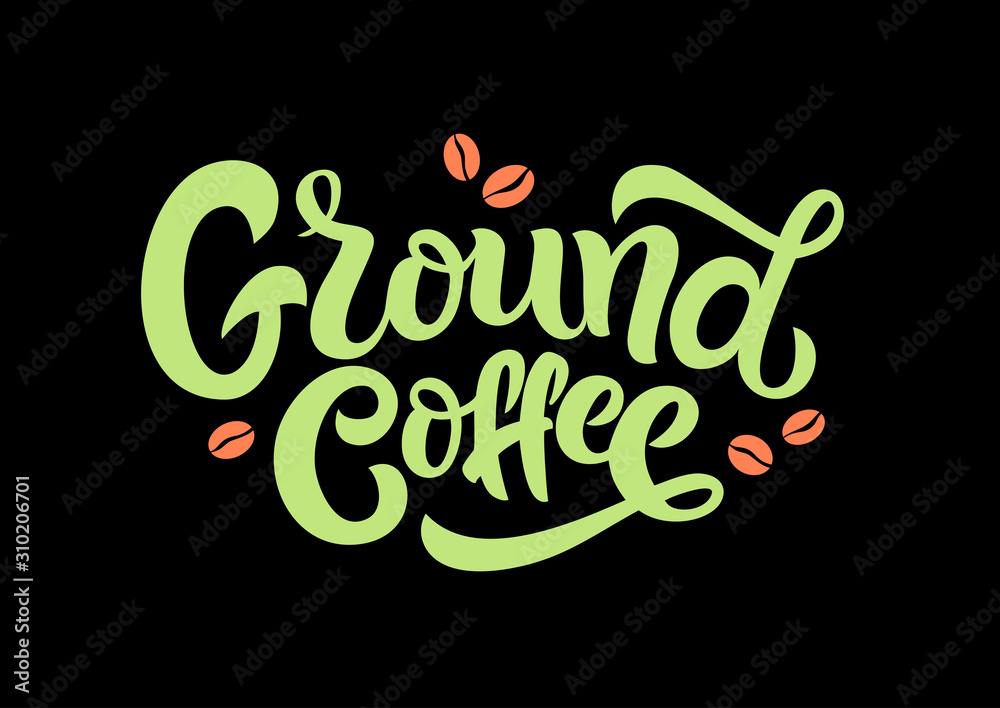 Coffee handwritten lettering. Coffee typography vector design for a coffee house. Design template celebration. Vector illustration. Coffee handwritten lettering. Coffee typography vector design for a coffee house. Design template celebration. Vector illustration.