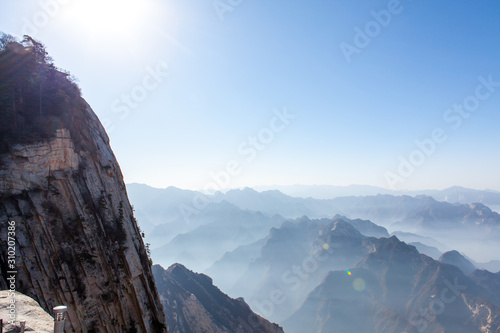 Cliff of the Huashan Mountain, China