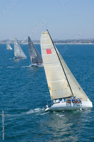 Yachts Compete In Team Sailing Event © moodboard