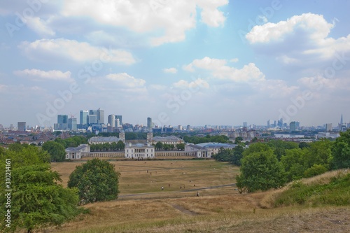 View of Old Royal Naval College; Greenwich; London
