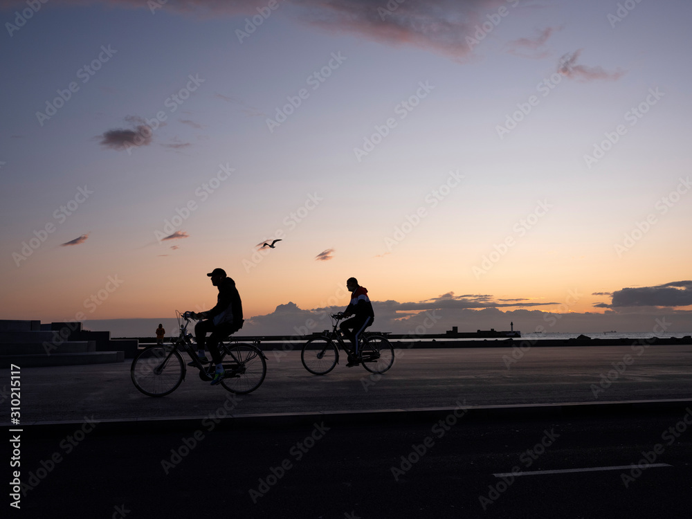 Fototapeta premium En ballade à vélo