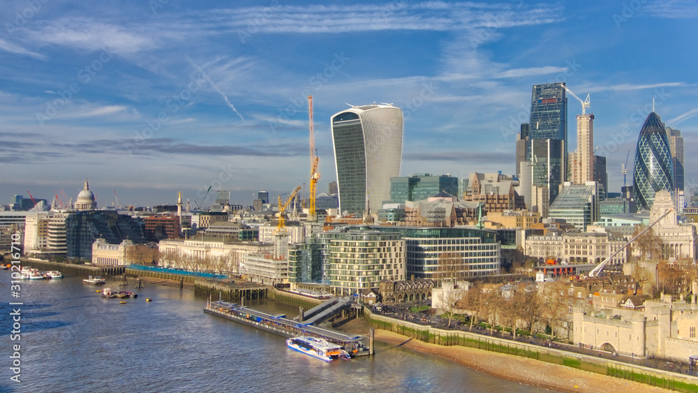 Naklejka premium London Skyline