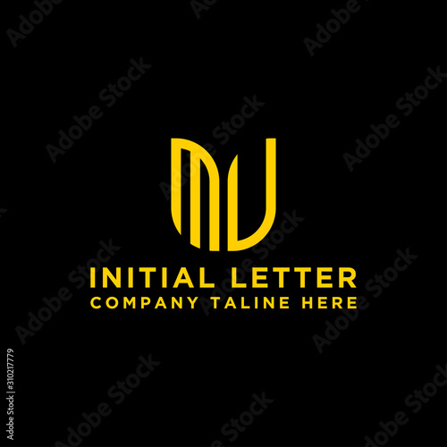 Inspiring logo designs for companies from the initial letters MV logo icon. -Vectors