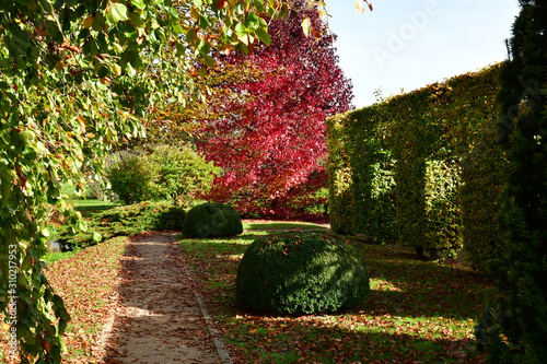 Vascoeuil, France - november 1 2017 : the castle photo