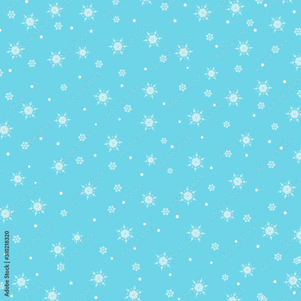 Snow pattern. Vector illustration. Falling snow. Snow pattern. Vector illustration. Falling snow.