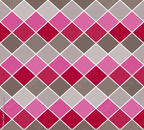 Pink seamless geometric pattern
