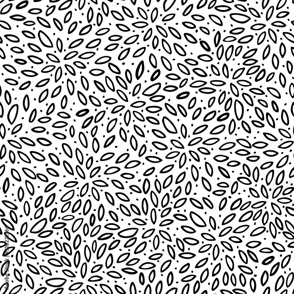 Vector geometric modern leaves bursts seamless repeat pattern design background texture. Perfect for modern greeting cards, wallpaper, fabric, home decor, wrapping projects.