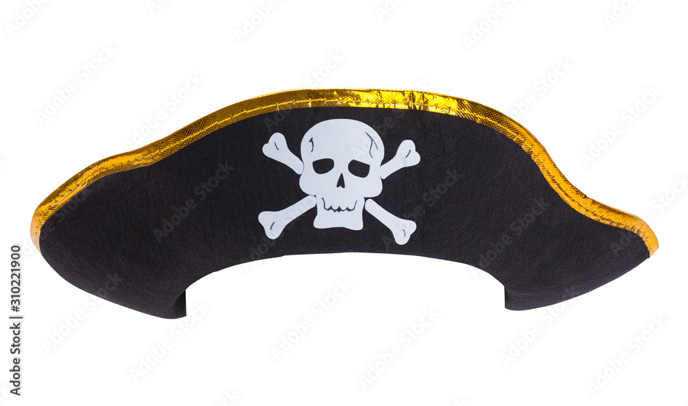 Naklejka premium Pireat Hat Cut Out