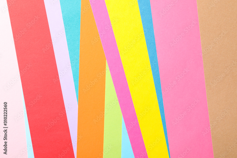 Multicolored background made of sheets, top view. Abstract background Multicolored background made of sheets, top view. Abstract background