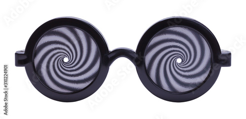Spiral Funny Glasses Cut Out photo