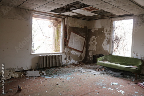 Abandoned mental asylum psychiatric hospital 