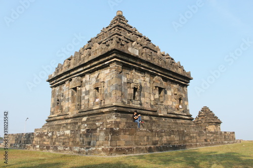 temple in yogyakarta, indonesia