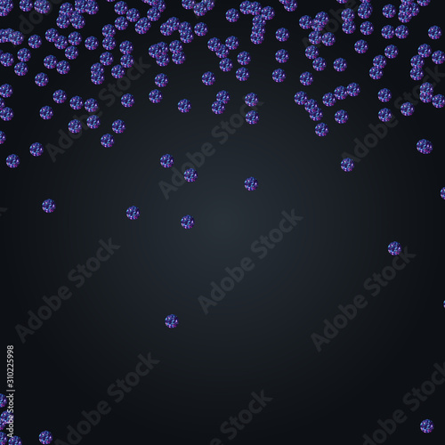 Confetti dark background 