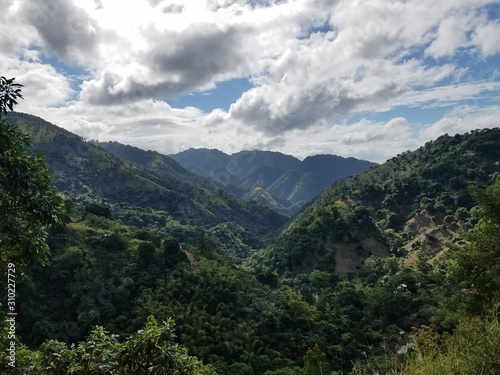 view of the mountains